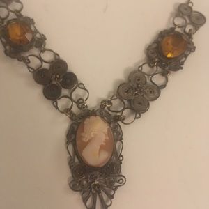 Cameo necklace